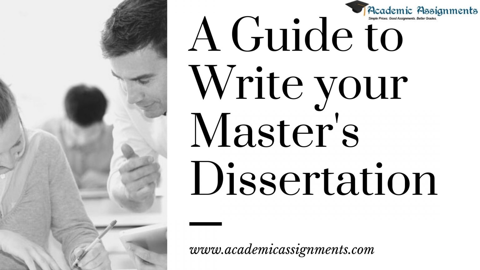 masters dissertation writing guide