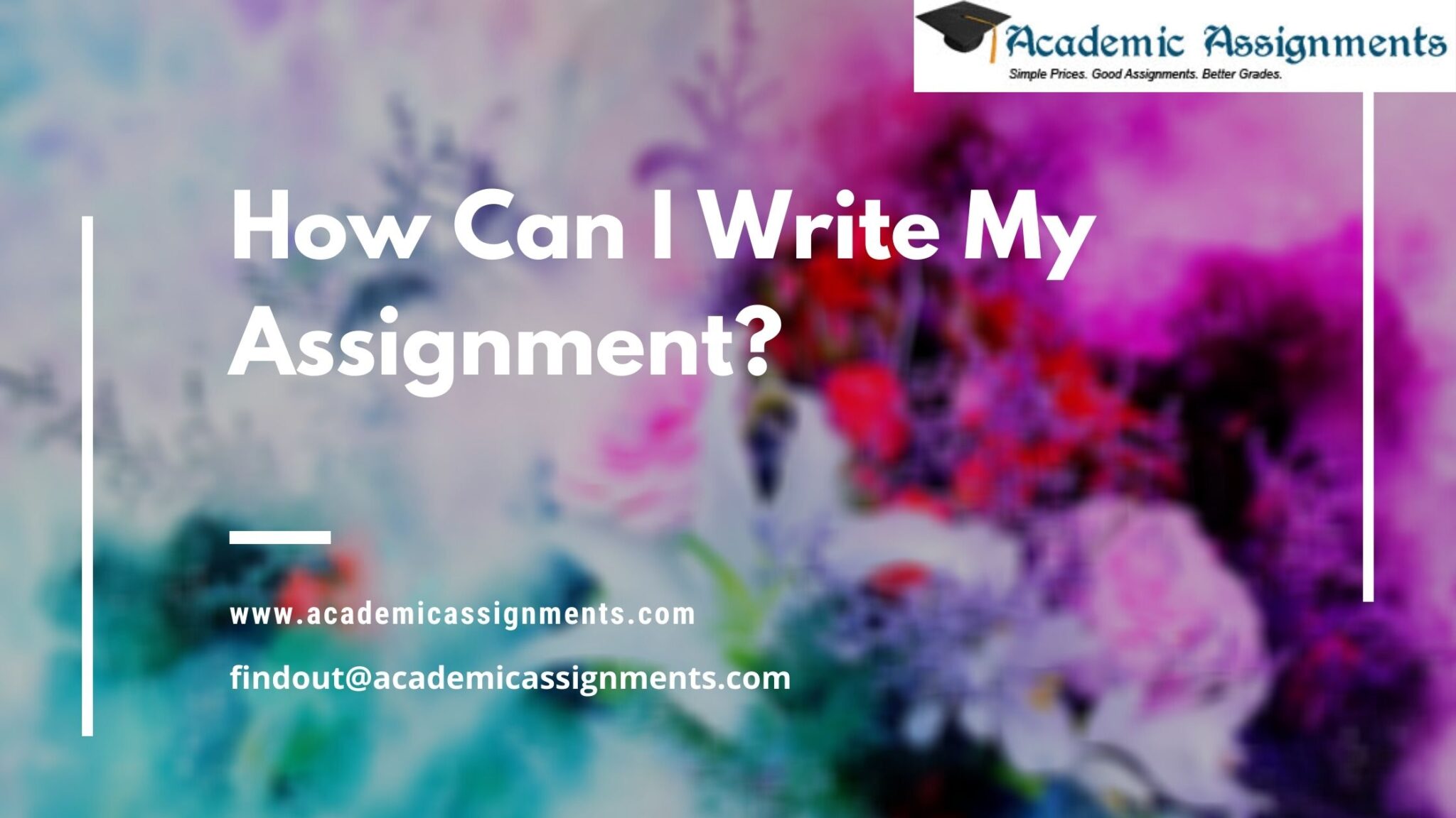 how to write my assignment