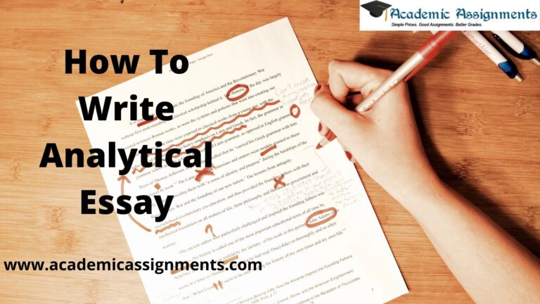 How To Write Analytical Essay | Academic Assignments