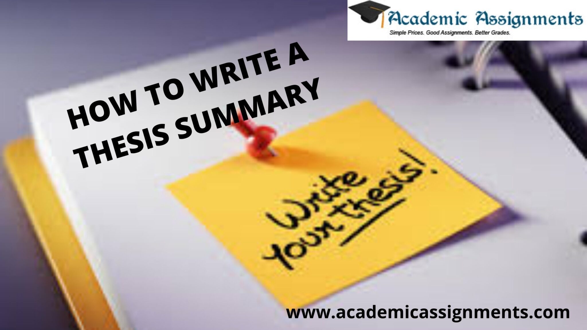 what is a thesis summary