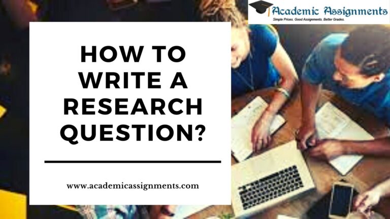 please write your research question