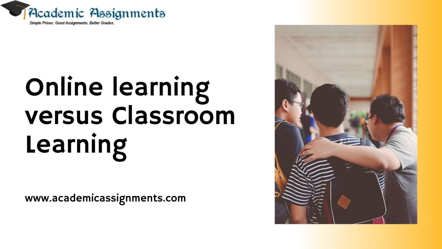 online learning vs classroom learning thesis statement