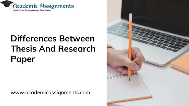 difference between research paper and thesis